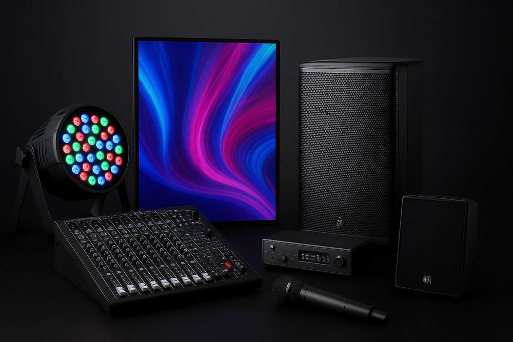 Аренда и обслуживание светового, звукового оборудования, LED-экранов и