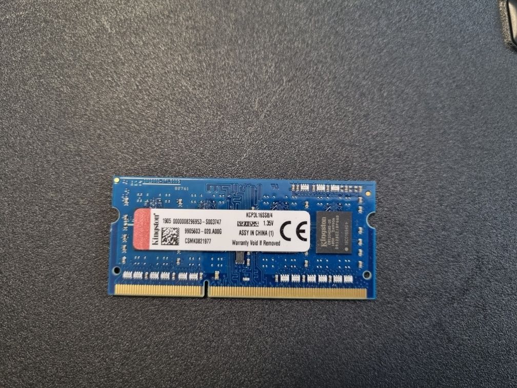RAM DDR3L 4GB, 1600Mhz, 1.35v Kingston