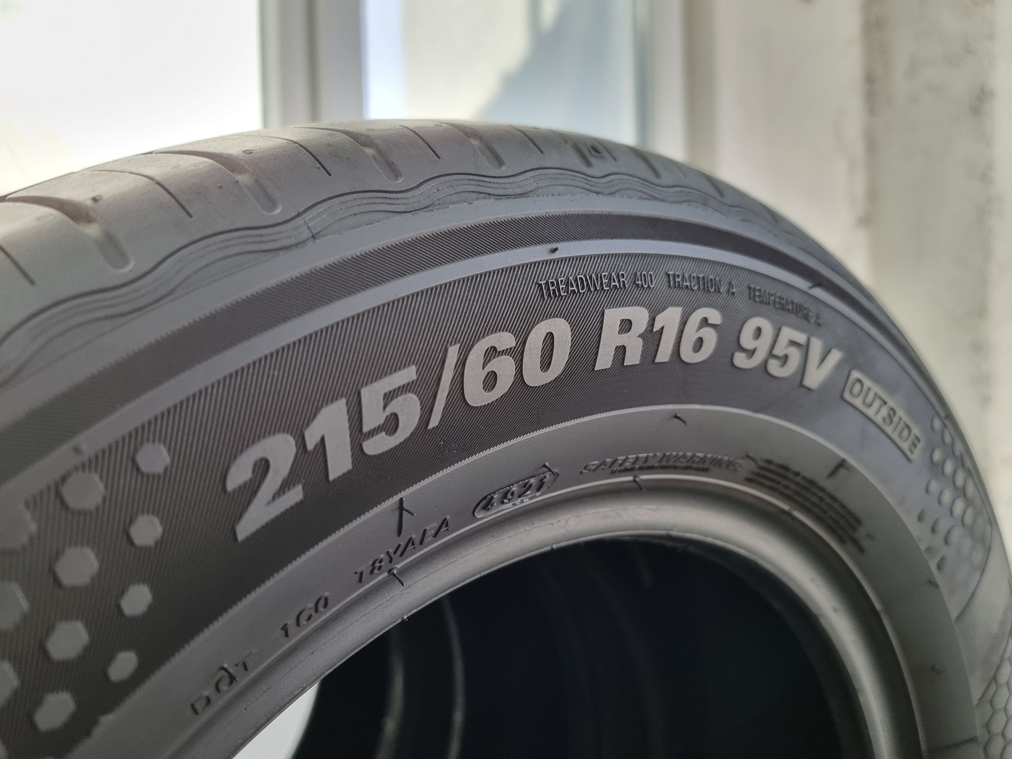 "Dot 22" 215/60/16 Kumho 4Броя: 380лв 7.5мм като НОВИ