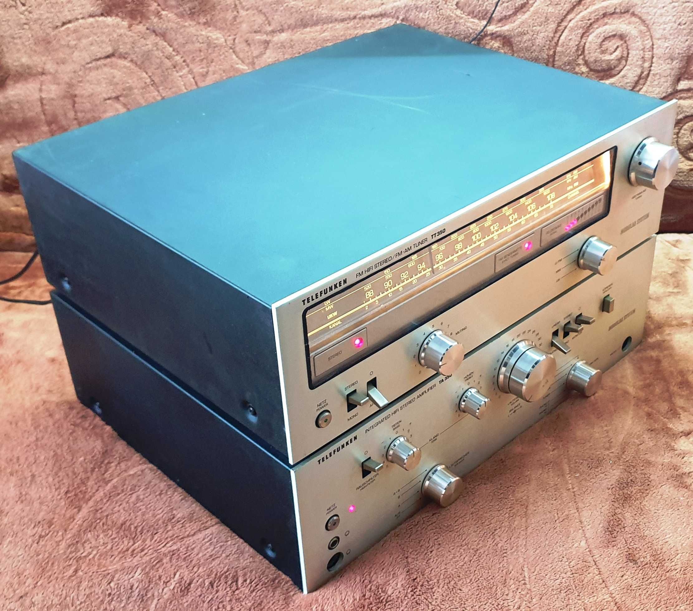 Telefunken TA-350 statie si TT-350 tuner Modular System