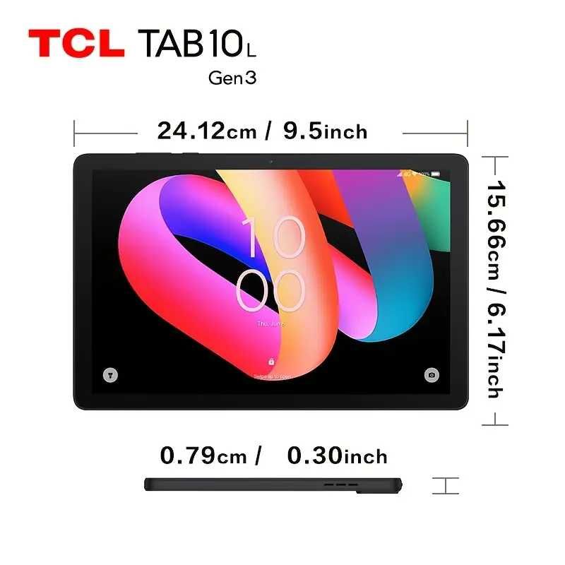 Голям 10.1" Инчов Таблет TCL® Tab 10L Gen3 8-ядрен 4G RAM 64G Памет