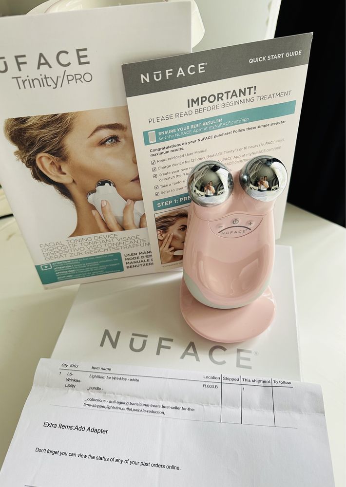 Aparat antitid-Nuface Trinity Petal Pink