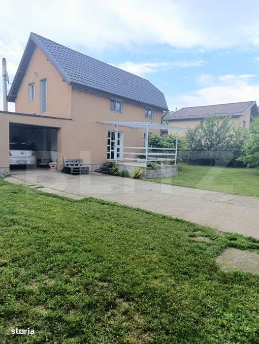 Casa individuala, 120mp, P+E, 584mp teren, garaj, Radaia