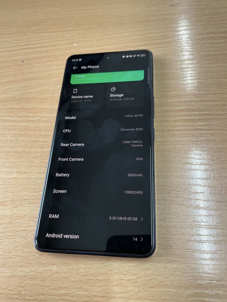 Infinix Gt 10 Pro