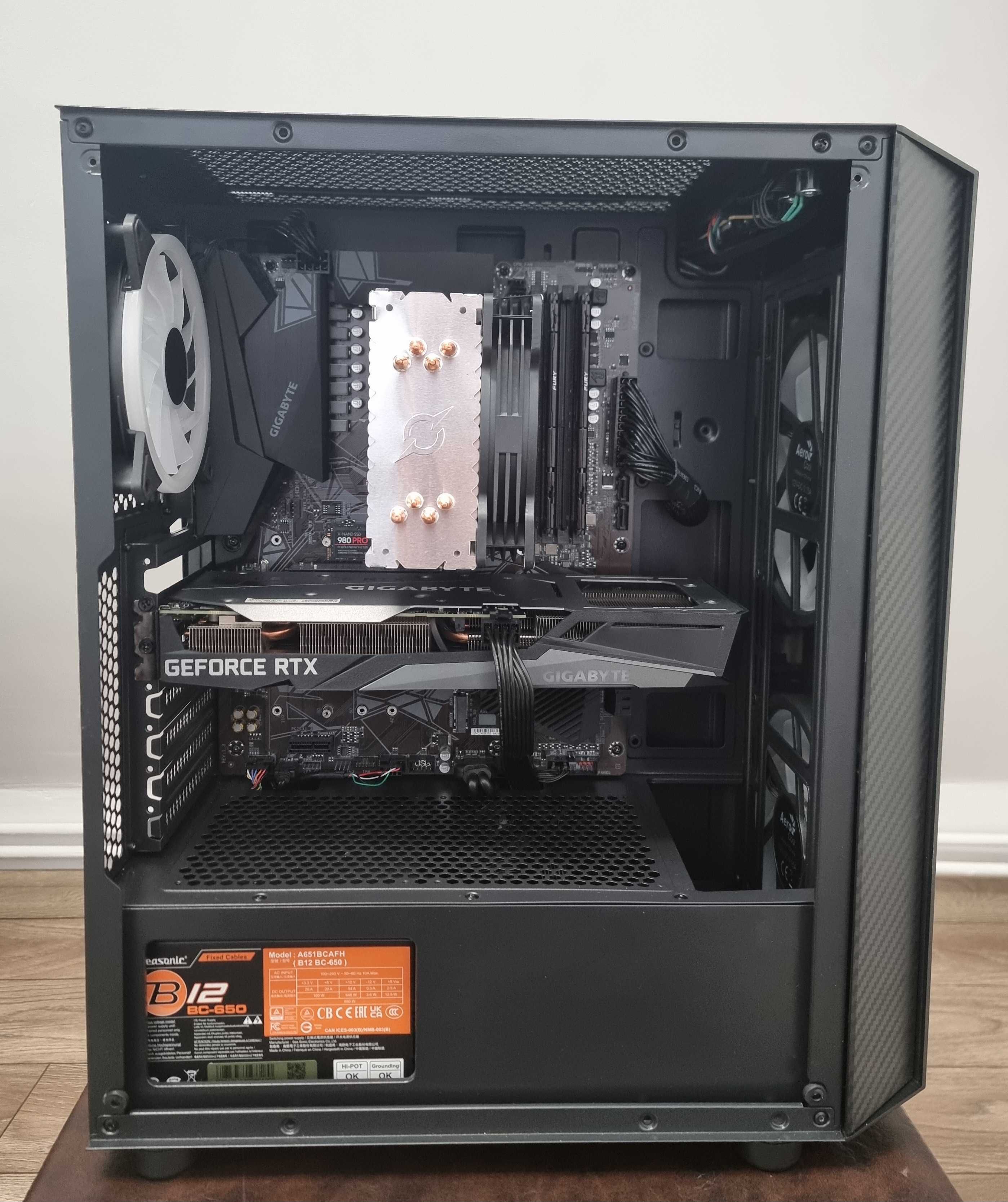 PC Gaming RGB Ryzen 5 5600X RTX 3060 Ti 32GB RAM SSD