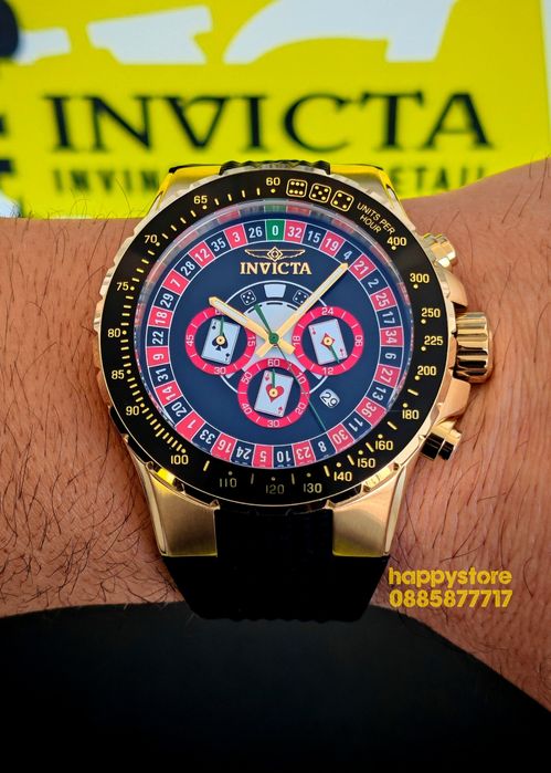 INVICTA Monte Carlo Casino 50mm, Инвикта нов ръчен часовник