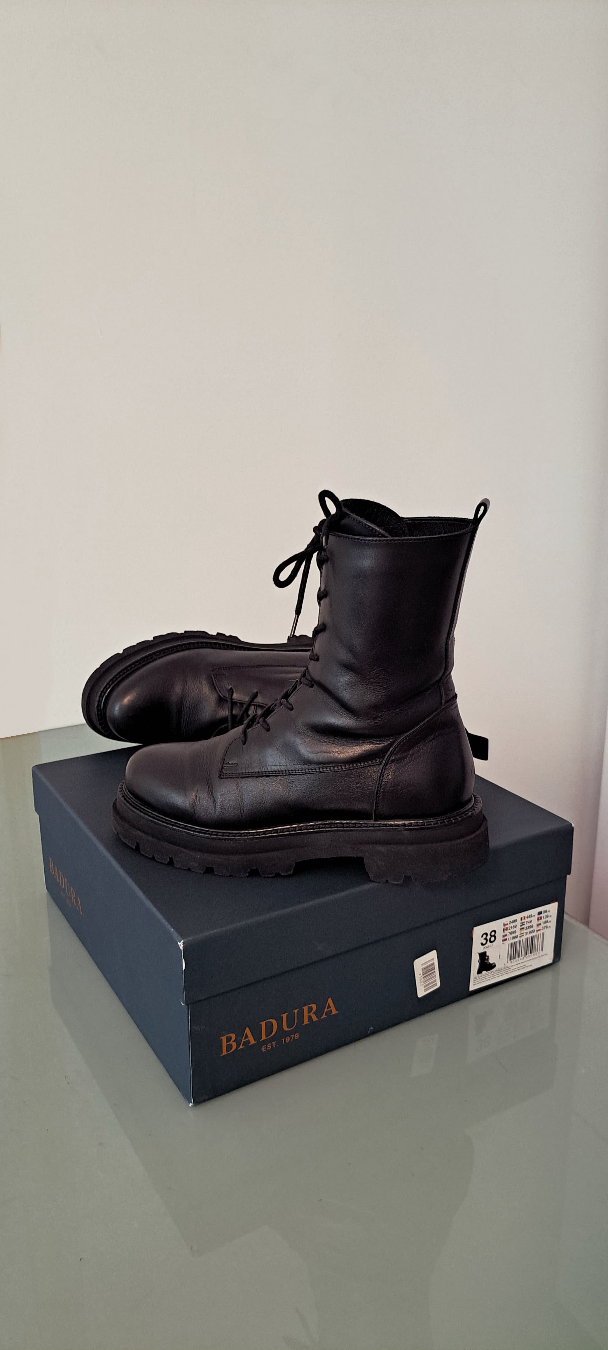 Trappers Badura 38, piele naturala, bocanci, ghete