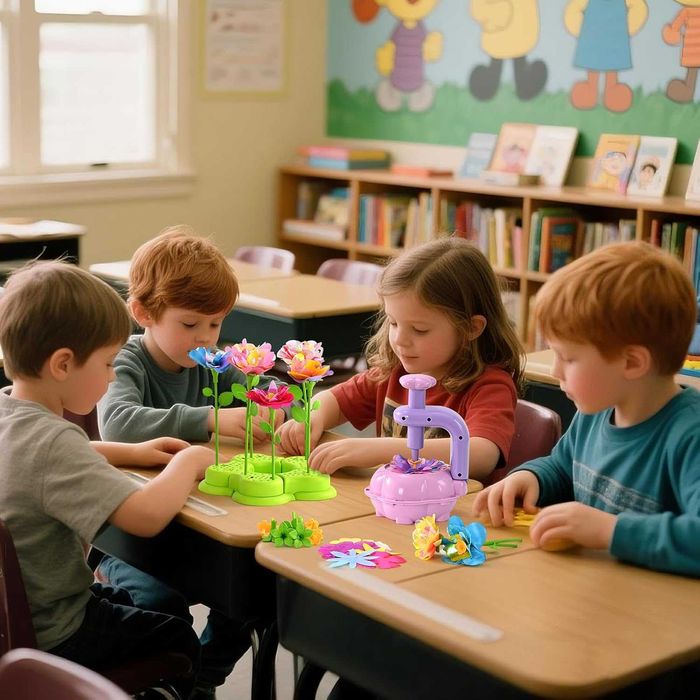 BlueSwan Направи си сам букети от плат с цветя за деца 4-12 години