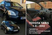 Toyota

Model: Yaris 1.3i

Combustibil: Benzină

Capacitate cilindrică