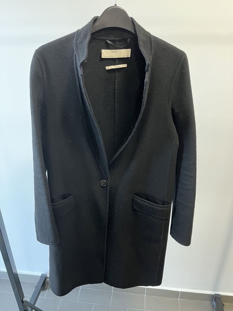 Palton dama negru Zara