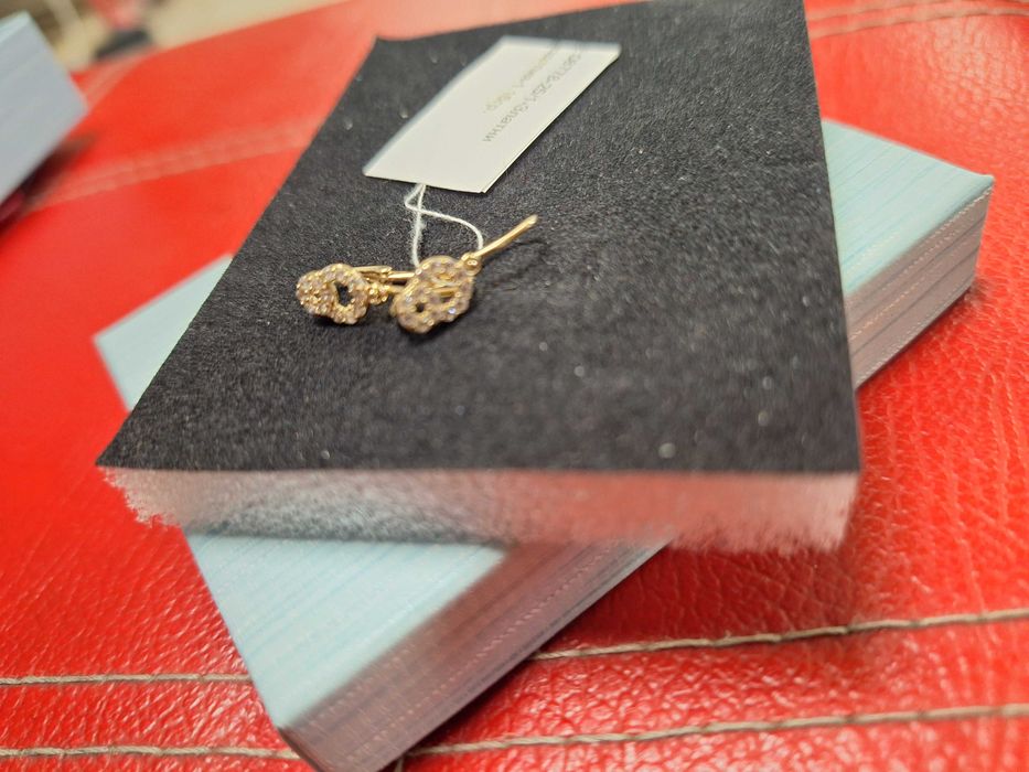 Златни Обеци - 14к. - 1,16гр.