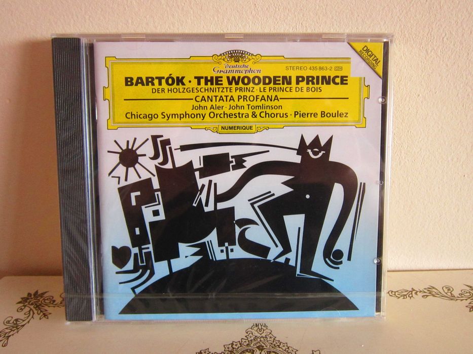 cadou rar Bela Bartok Pierre Boulez made in Germany 1992 cd sigilat