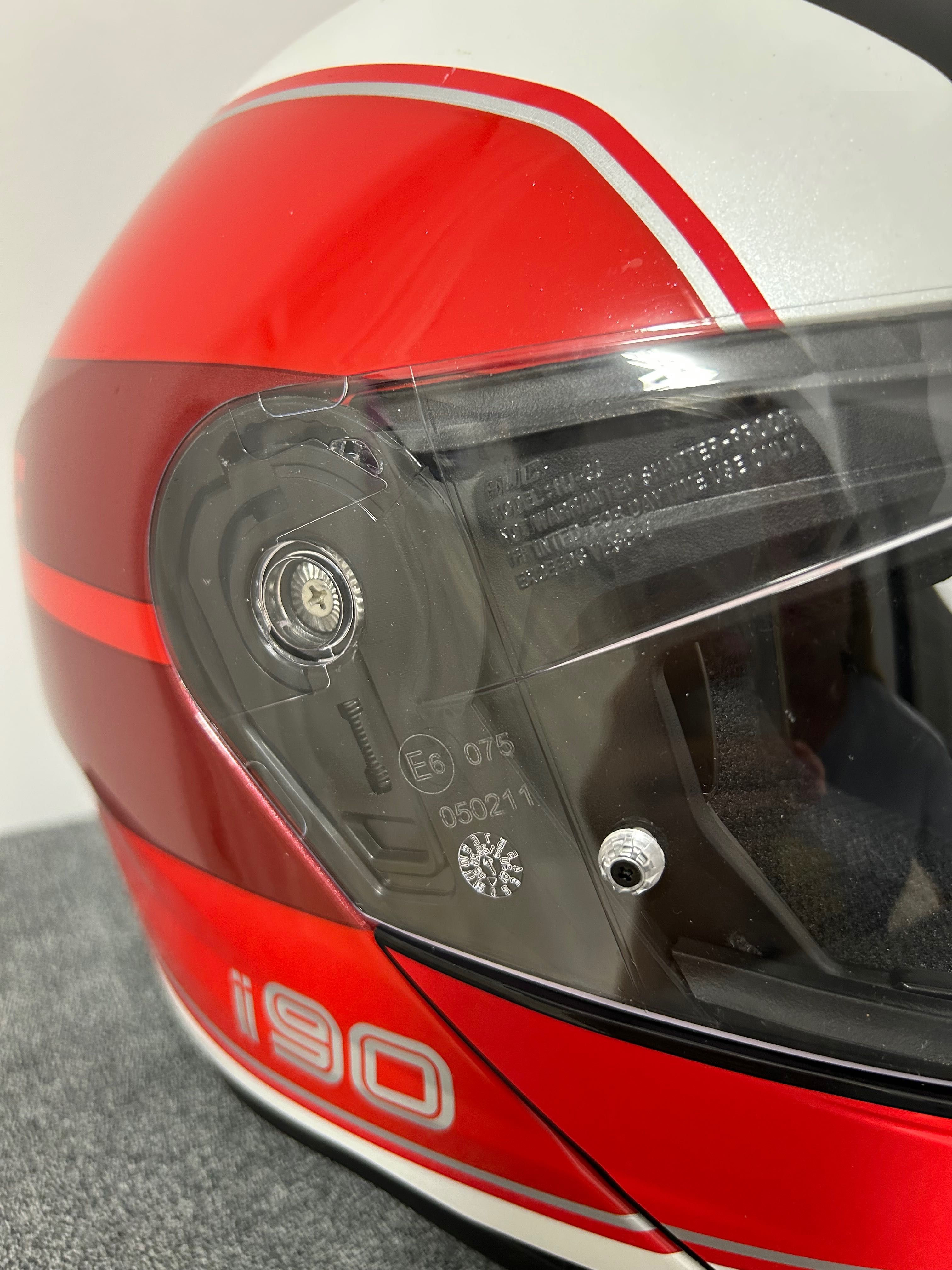 Helmet Flip-Up i90 Wasco Red/White/Black | HJC