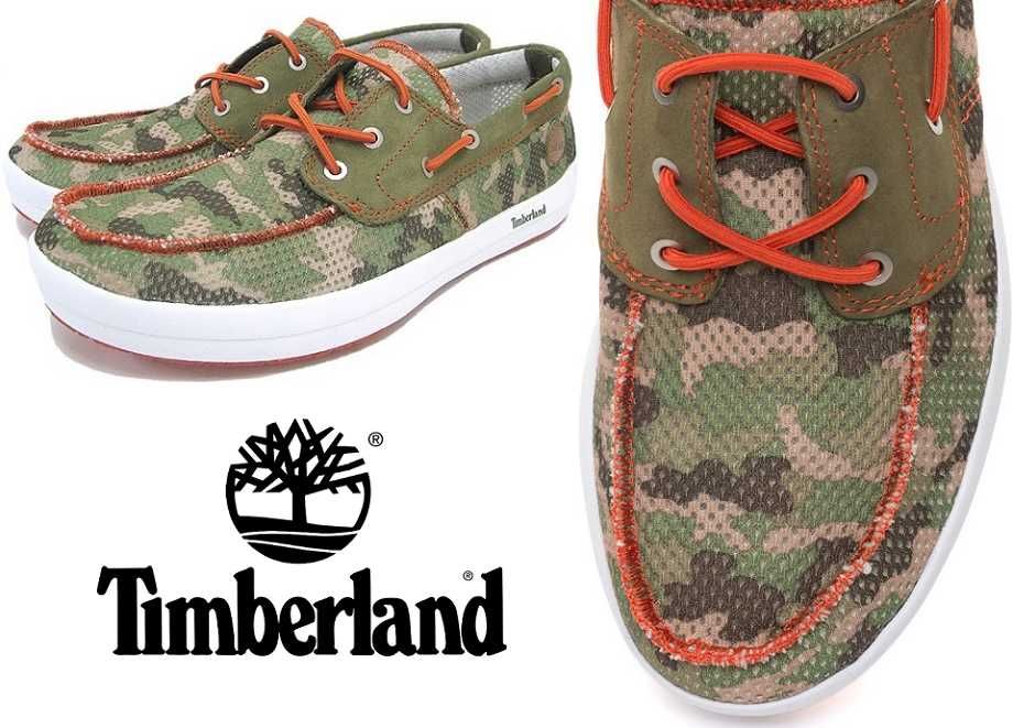 %ПРОМО% TIMBERLAND № 40 & 41 – Мъжки обувки с камуфлажна шарка нови
