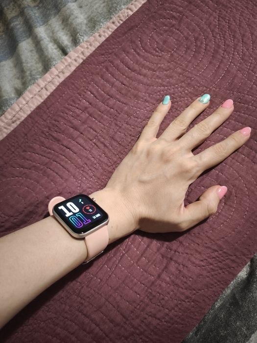 Смарт часовник Riversong - Motive 5E, SW55, 1.69'', pink