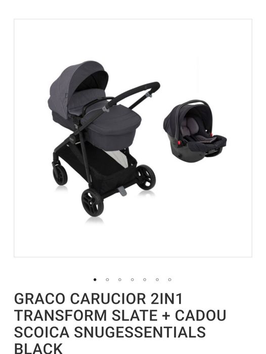 Carucior Graco 2 in 1 transform  + scoica optional