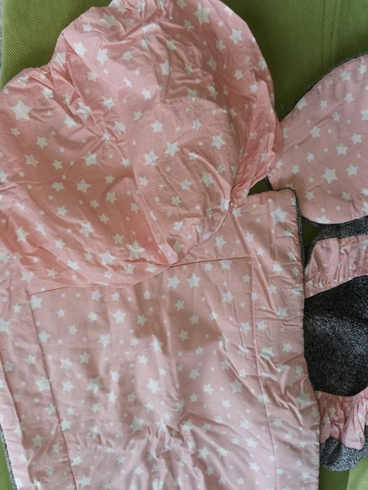 Зимен комплект чаршафи за количка