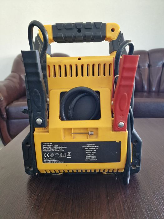 Stație alimentare 3-în-1: Boost + Compresor + Powerbank