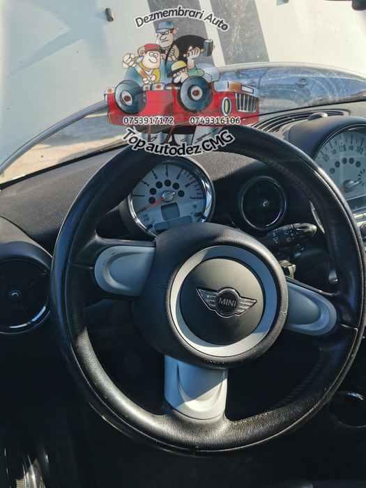 Volan piele Mini Cooper R56 2006-2015 cu airbag dezmembrez