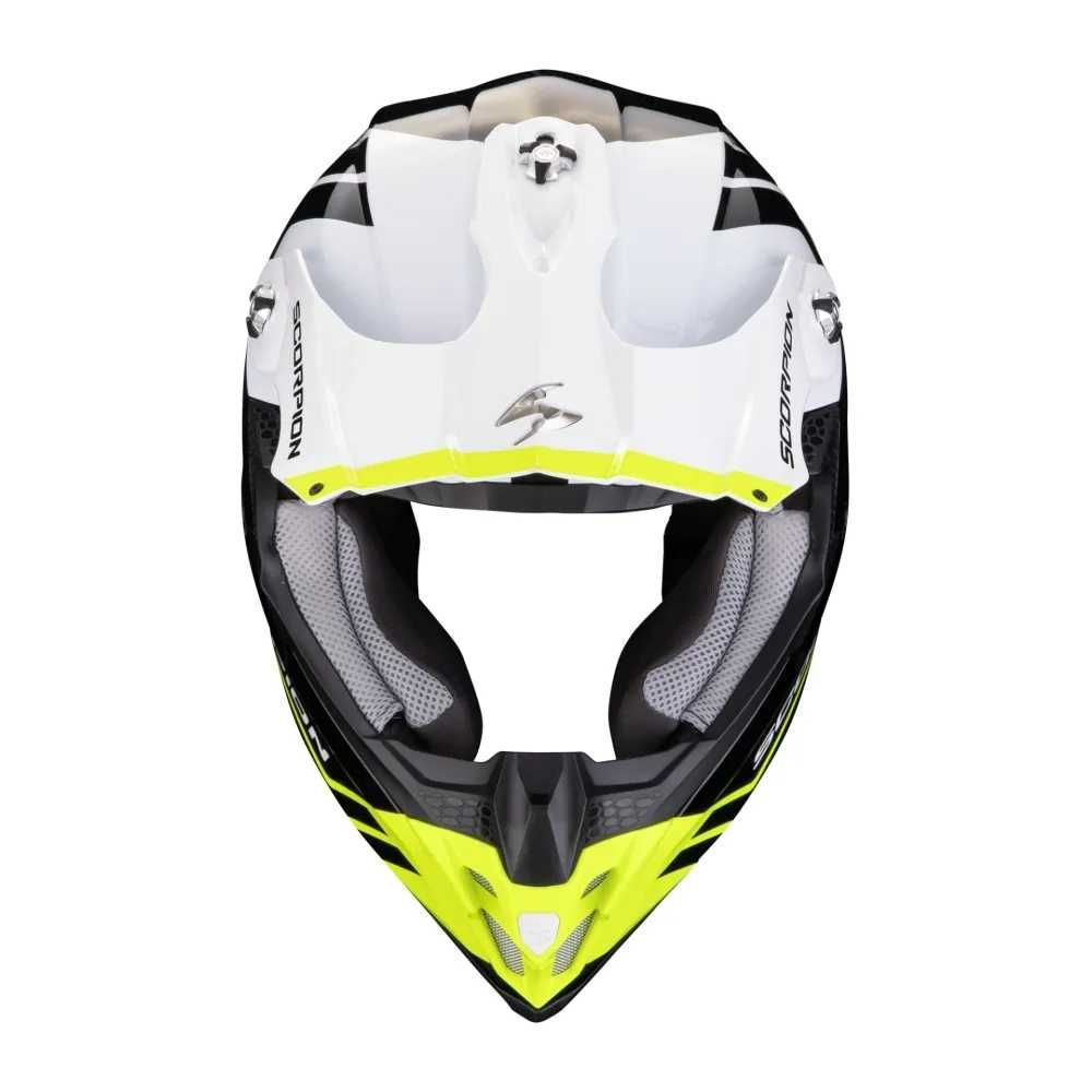Мотокрос Каска SCORPION VX-16 EVO AIR Fusion Black-Neon Yellow