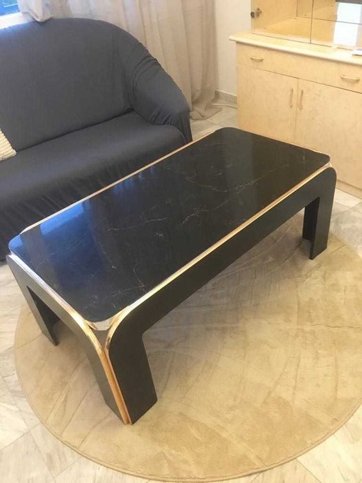 Маса стилна тип мрамор 120/60/50 см