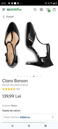 Pantofi Clara Barson