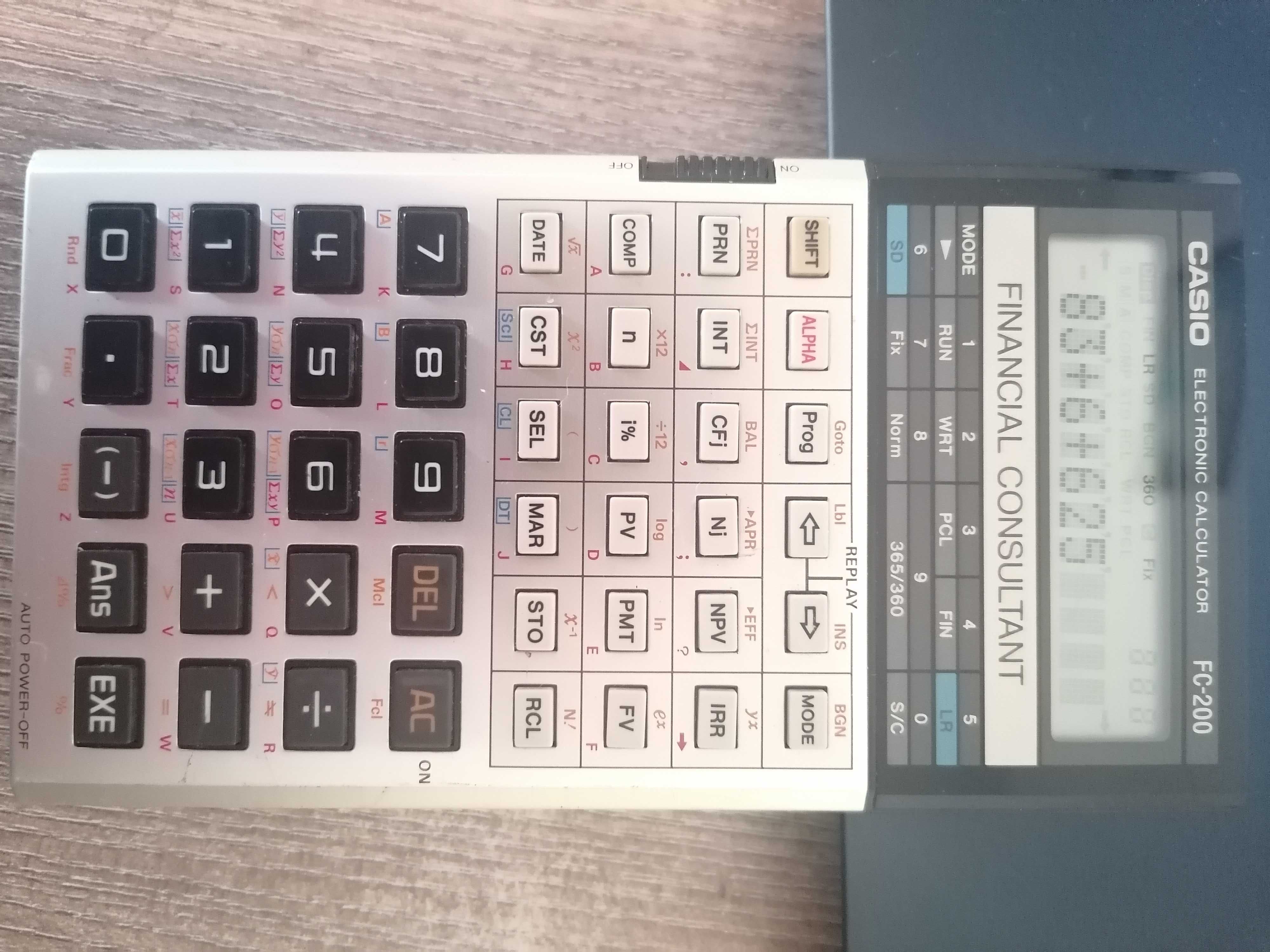 Casio FC-200 calculator electronic