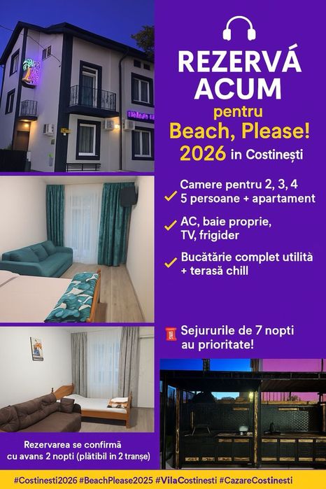 Michael’s Villa  Beach, Please! 2026 Costinesti ieftina