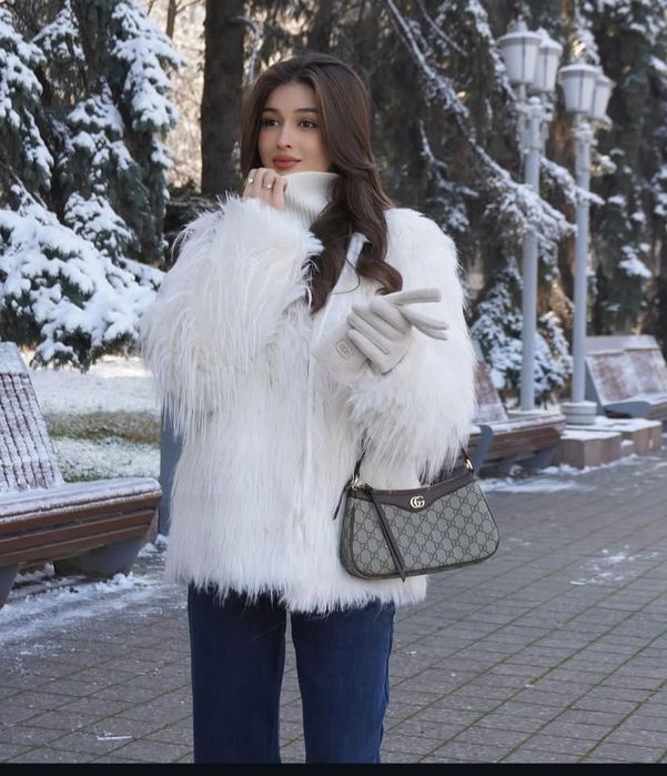 Эко-шубка надевалась только раз на сьемку