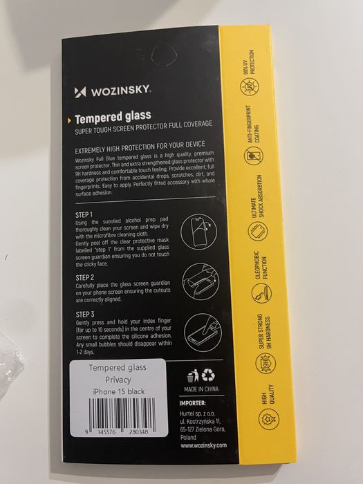 Husă și folie protecție iPhone 15