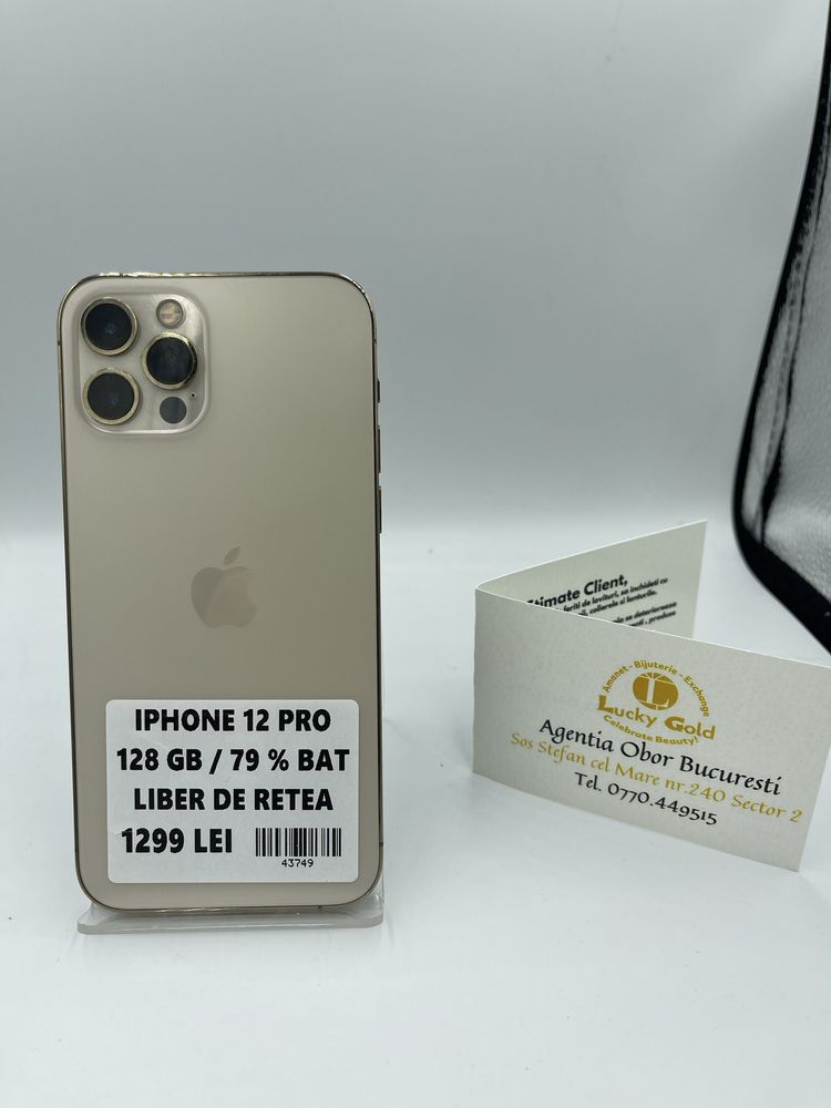 Iphone 12 pro 128gb 79% baterie #43749