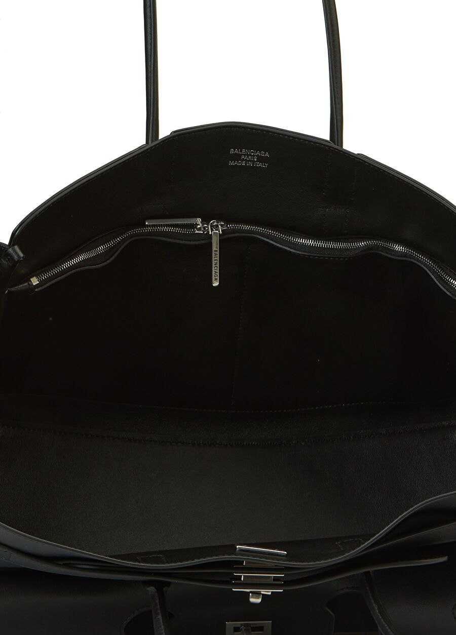 Дамска Чанта Balenciaga 100% Bel Air Carry All Bag Medium in Black