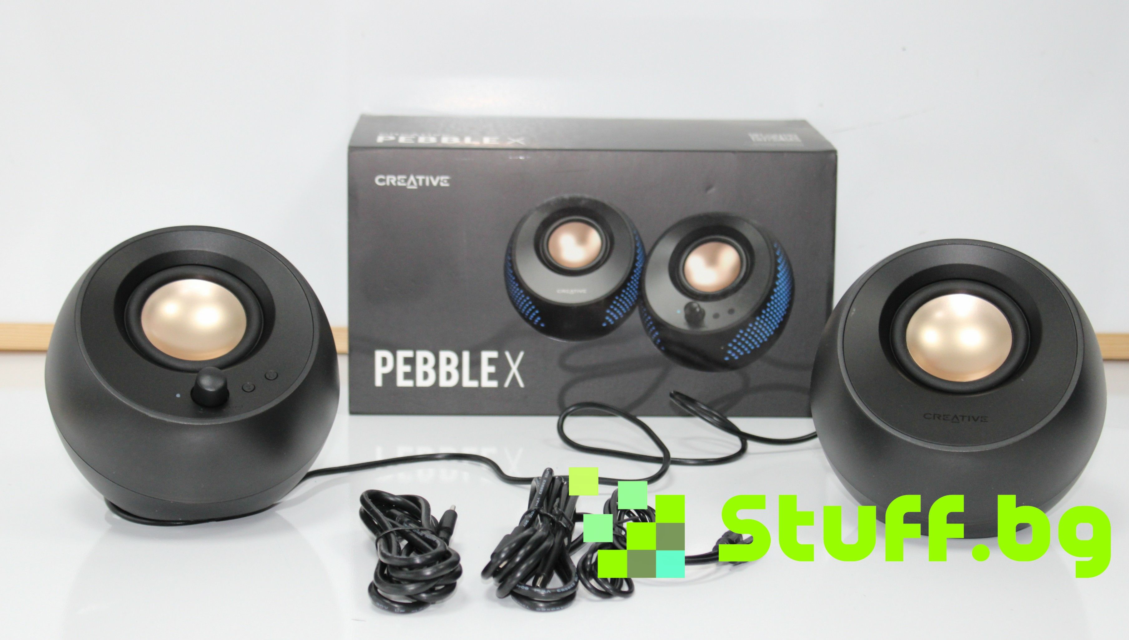 Озвучителна система Ceative Pebble X USB-C,RGB, Bluetooth 5.3
