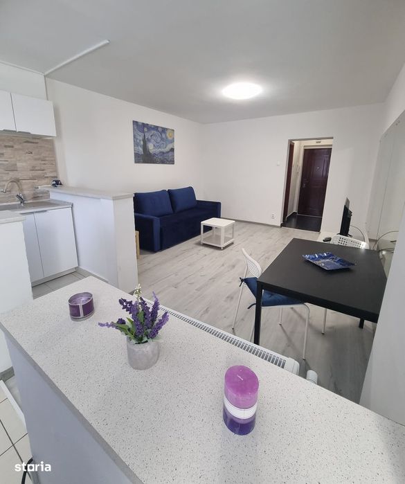 Particular, inchiriez garsoniera renovata, mobilata, utilata, libera