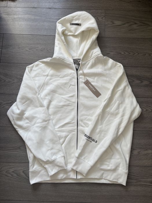 Hanorac Essentials alb – XL – Nou cu etichetă