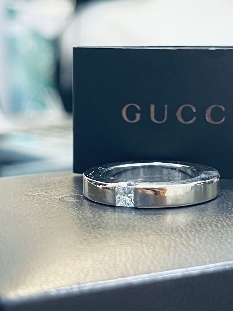 Марков златен пръстен Gucci