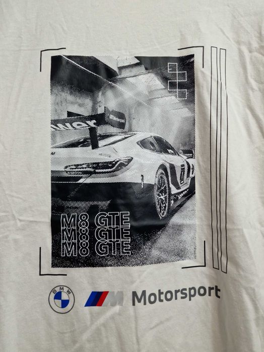 Нова тениска Puma BMW Motorsport  с принт на BMW M8 GTE