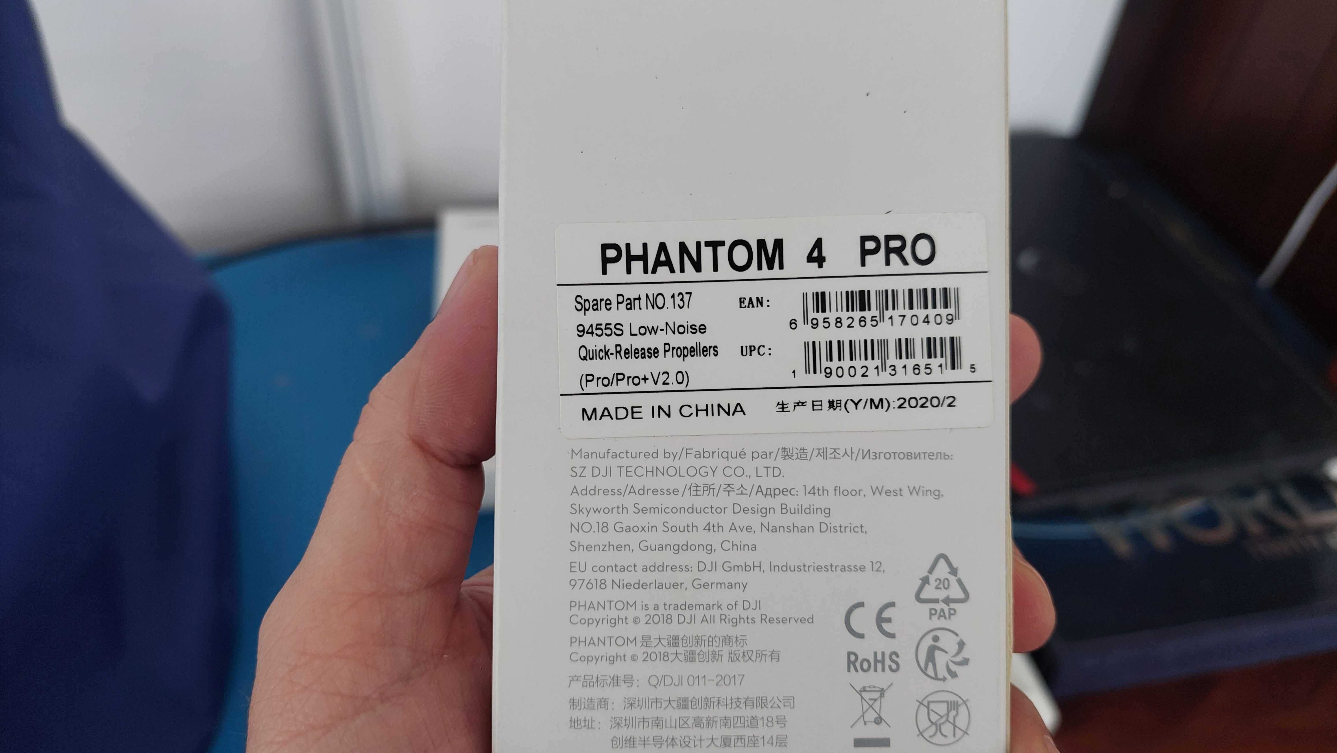Lot piese drona DJI Phantom 4 (elice, charger, charging hub)