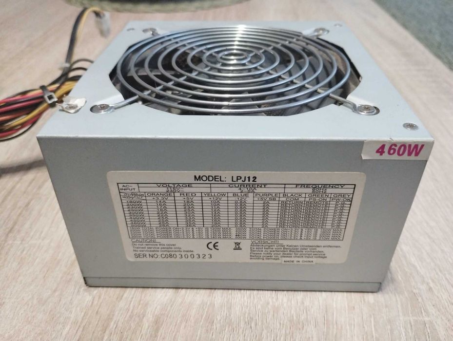 Захранване за компютър PSU 460W
