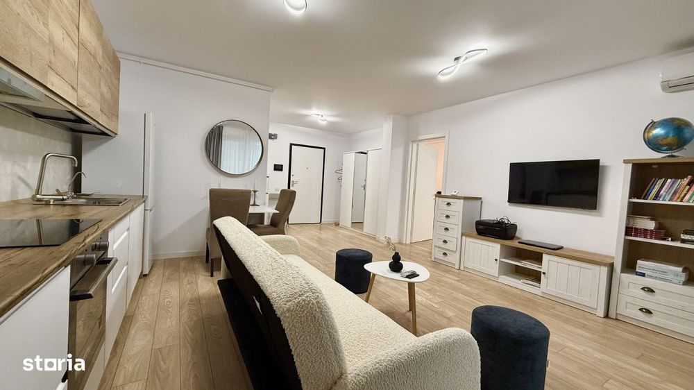 De inchiriat | Apartament 2 camere mobilat | MTM Rond Pipera OMV