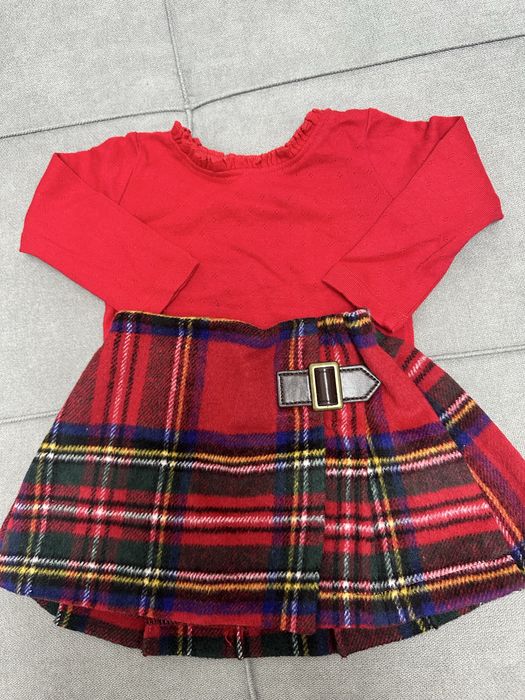 Set fusta+bluza de Craciun 6-9 luni