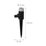 Aspersor pentru gradina irigare cu tepusa pentru pamant 19 x 6 x 3 cm