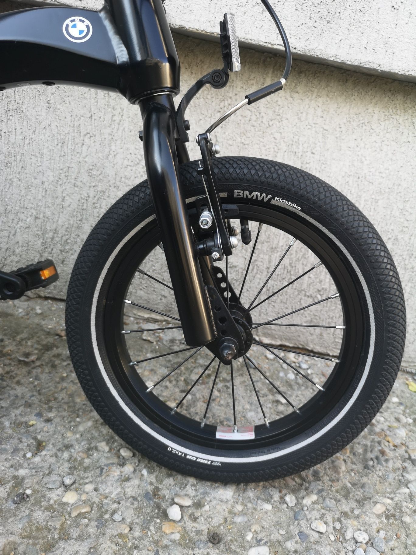 Bicicletă copii BMW Kidsbike 14 Zoll 2 in 1 negru model 2021