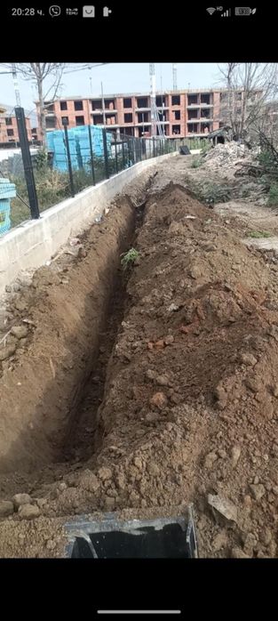 Услуги с багер и самосвал