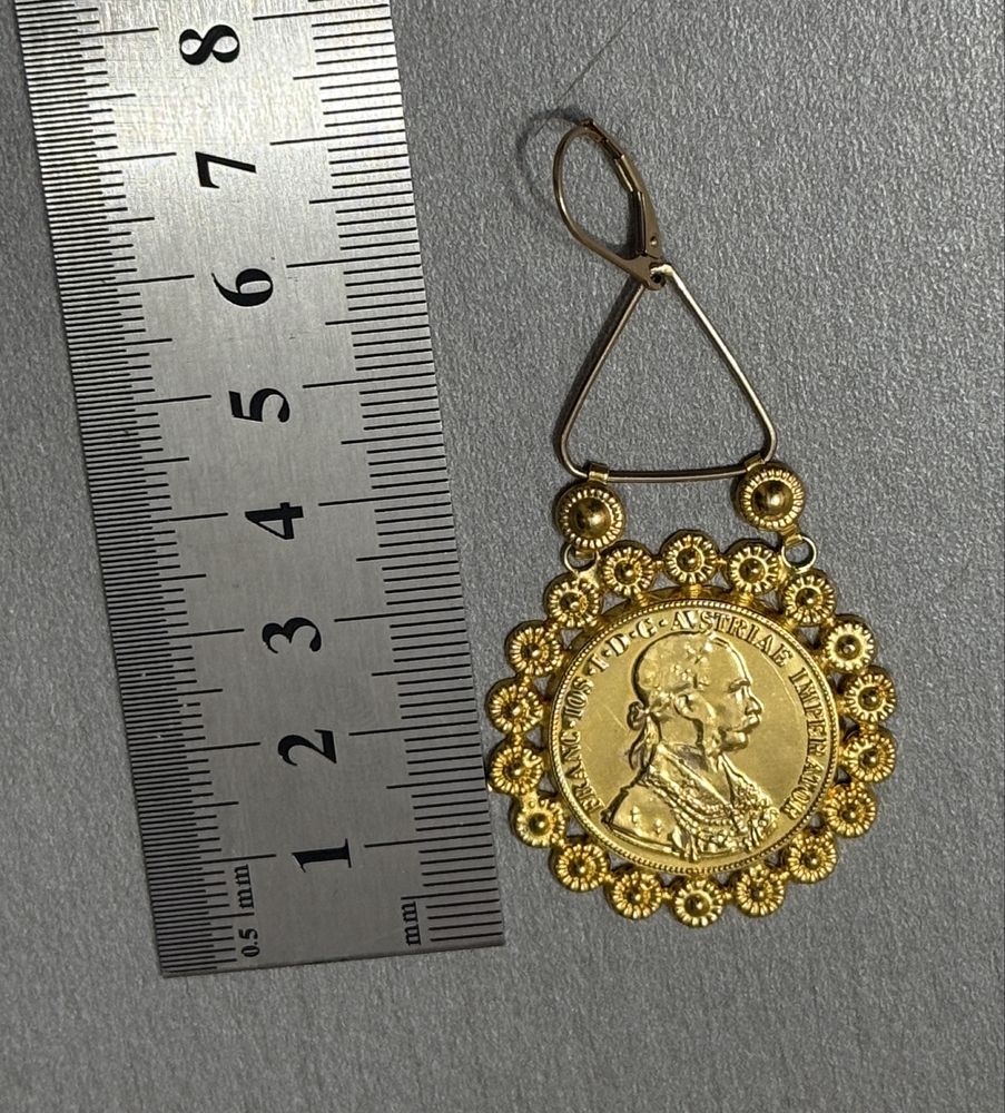 Vand cercei auru 14k