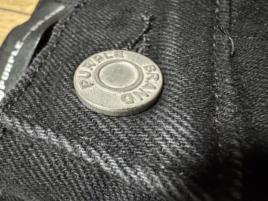 НОВО! Purple Brand Jeans Tuft Stars Black дънки