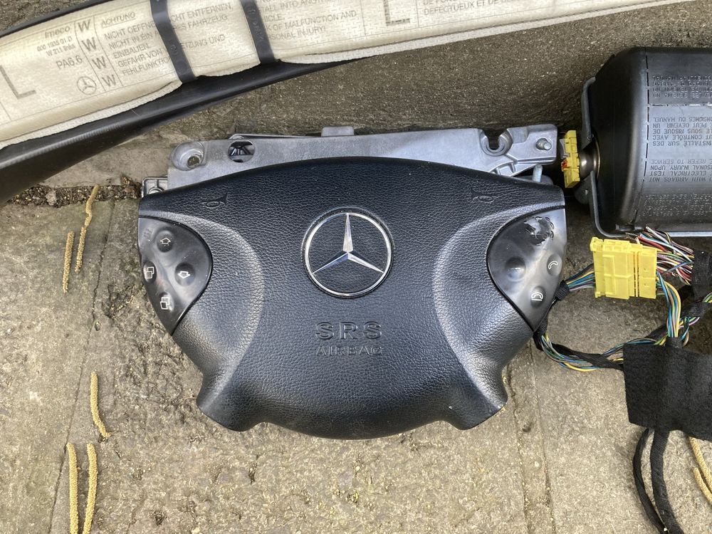 W211 Airbag Еърбег Колани Аербег Пиропатрони