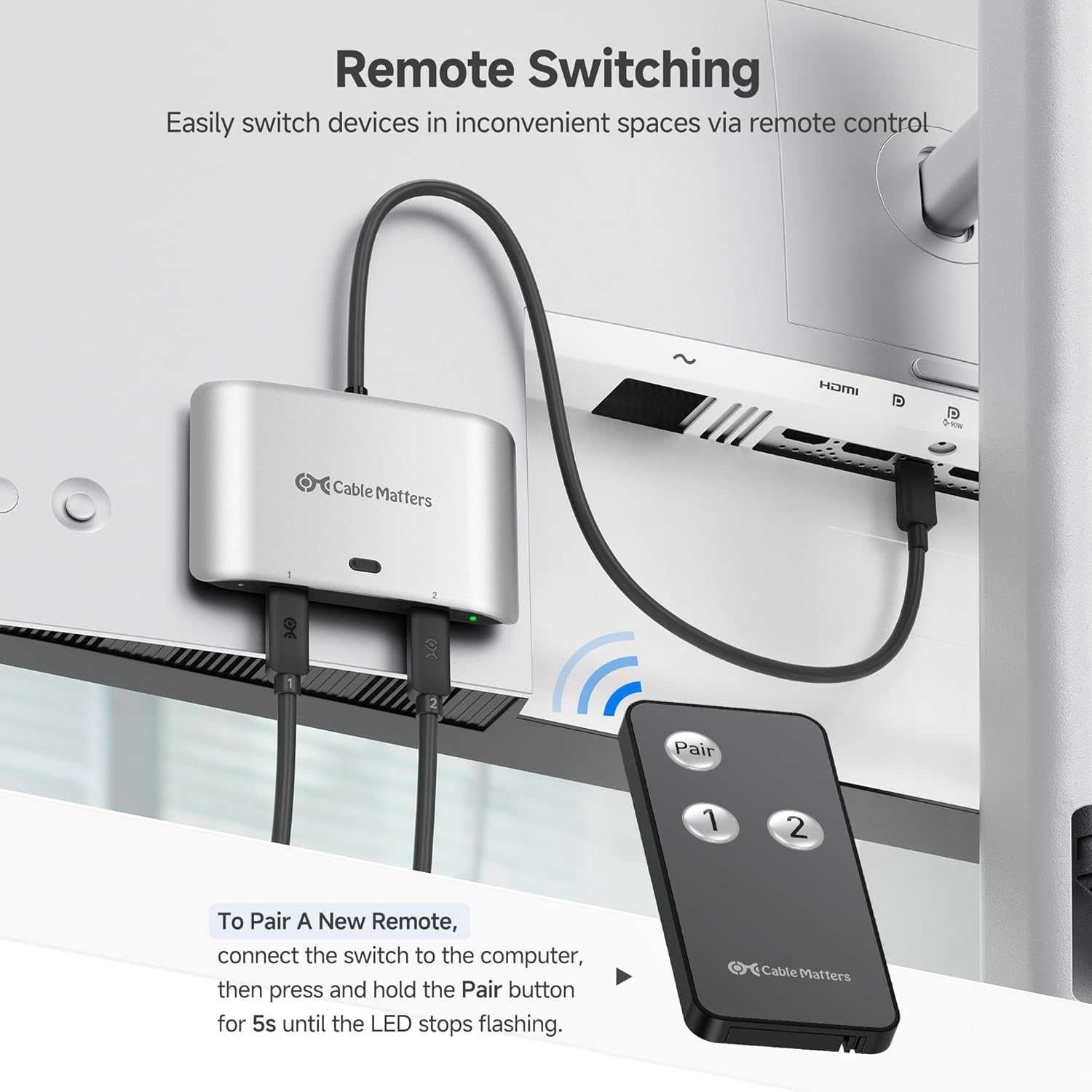 USB-C/KVM Switch Cable Matters (Comutator thunderbolt) - 20GBps