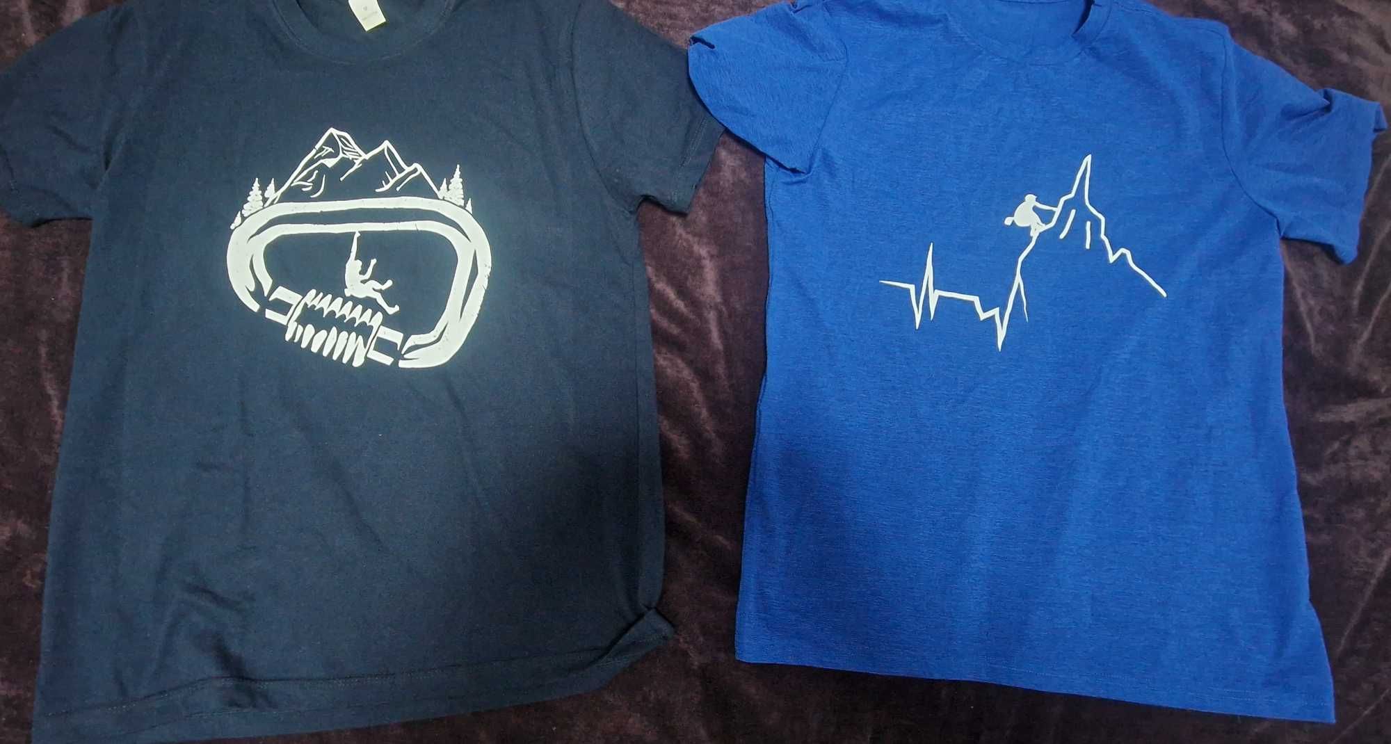 Tricou cu imprimeu munte