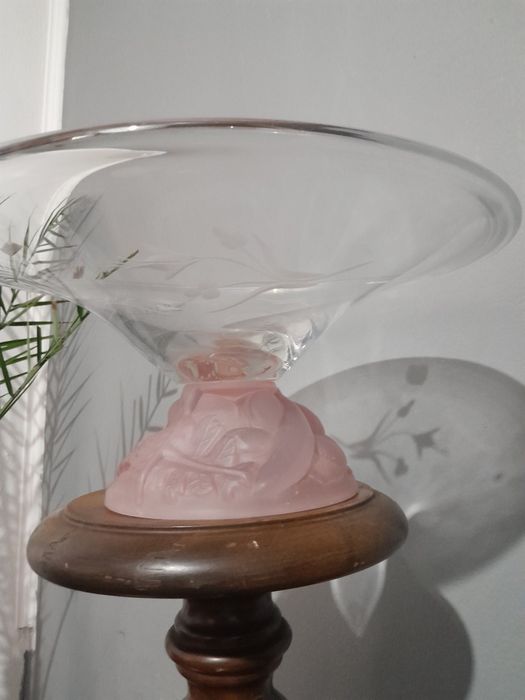 Fructiera  cristal cu Murano